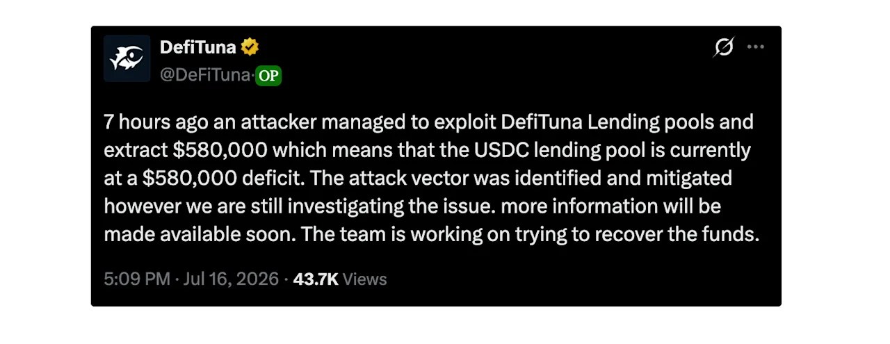 DeFiTuna事件概览